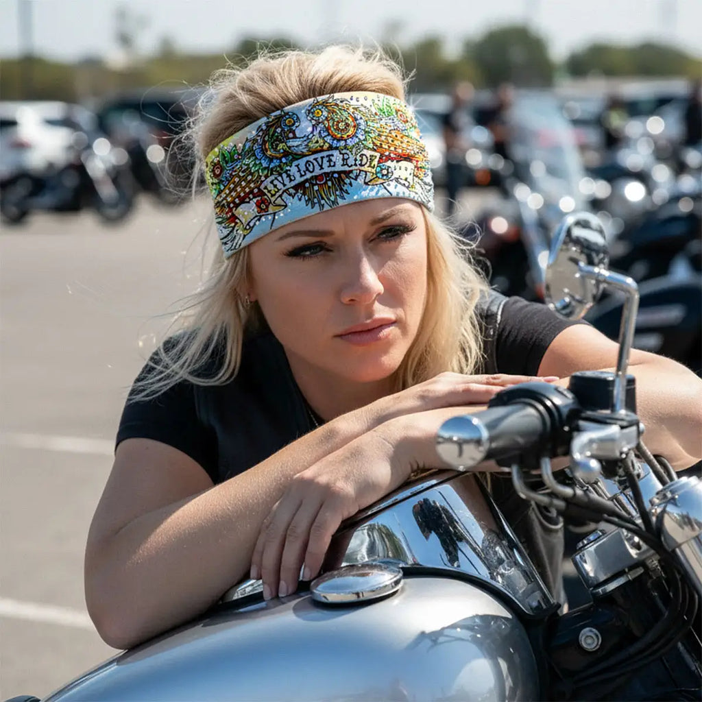 Hot Leathers Bling Bands Tattoo Eagle Rhinestone Crystal Headband Wraps RWC2046