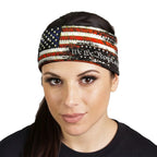 Hot Leathers Bling Bands We The People Rhinestone Crystal Headband Wraps RWC2049