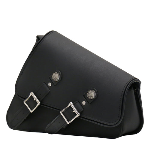 Hot Leathers Saddle Bag Swing Arm Buffalo Left