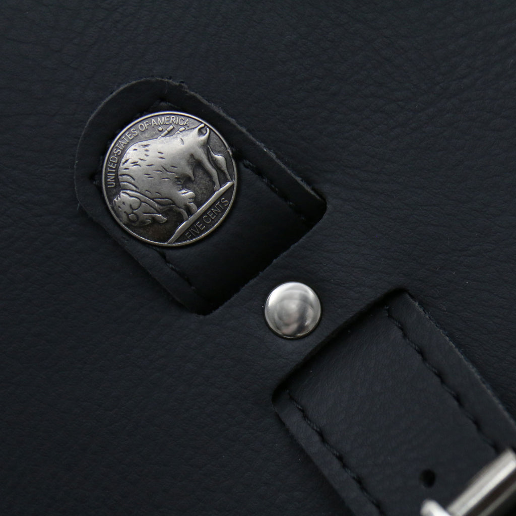 Hot Leathers Saddle Bag Swing Arm Buffalo Left