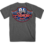2024 Sturgis Motorcycle Rally Logo Heather Charcoal Tee Shirt SPB1122