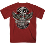 2024 Sturgis Motorcycle Rally Spark Plug Red T-Shirt SPB1144