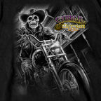 2025 Sturgis Motorcycle Rally #1 Ghost Rider  Black Men's T-Shirt