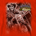 2025 Sturgis Motorcycle Rally #1 Ghost Rider  Red Men's T-Shirt