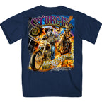 2025 Sturgis Motorcycle Rally #1 Ghost Rider  Navy Men's T-Shirt