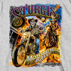 2025 Sturgis Motorcycle Rally #1 Ghost Rider  Ash Men's T-Shirt