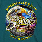 2025 Sturgis Motorcycle Rally Scenic Eagle SS Midnight Mens T-Shirt SPB1157