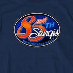 2025 Sturgis Motorcycle Rally Rally Logo Navy Men's T-Shirt