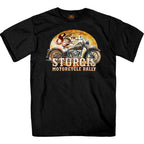 2025 Sturgis Motorcycle Rally Drafting SS Black T-shirt SPB1173