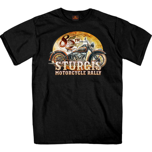 2025 Sturgis Motorcycle Rally Drafting SS Black T-shirt SPB1173