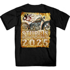 2025 Sturgis Motorcycle Rally Drafting SS Black T-shirt SPB1173