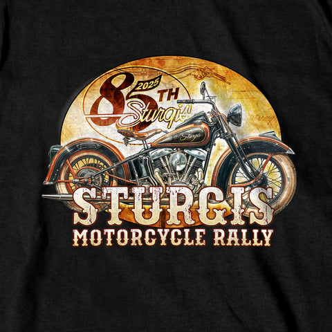 2025 Sturgis Motorcycle Rally Drafting SS Black T-shirt SPB1173