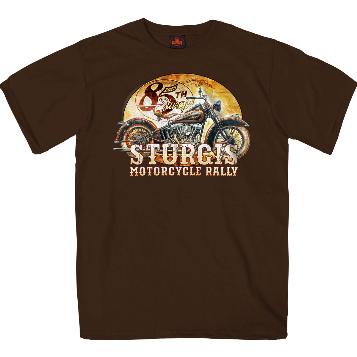 2025 Sturgis Motorcycle Rally Drafting Chocolate SS T-Shirt SPB1174