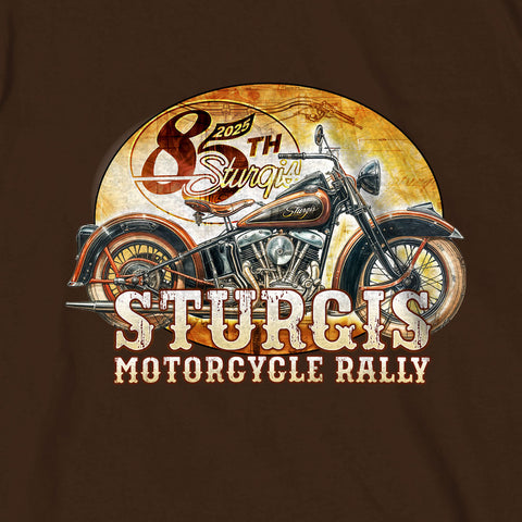 2025 Sturgis Motorcycle Rally Drafting Chocolate SS T-Shirt SPB1174