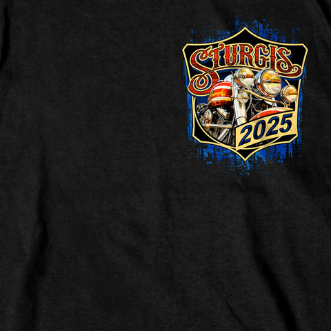 2025 Sturgis Motorcycle Rally Rushmore Black Men's T-Shirt