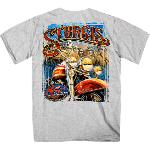 2025 Sturgis Motorcycle Rally Rushmore Ash Men's T-Shirt