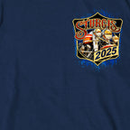 2025 Sturgis Motorcycle Rally Rushmore Navy Men's T-Shirt