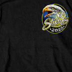 2025 Sturgis Motorcycle Rally Scenic Eagle SS Black Mens T-Shirt SPB1191
