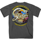 2025 Sturgis Motorcycle Rally Scenic Eagle SS Charcoal Mens T-Shirt SPB1192