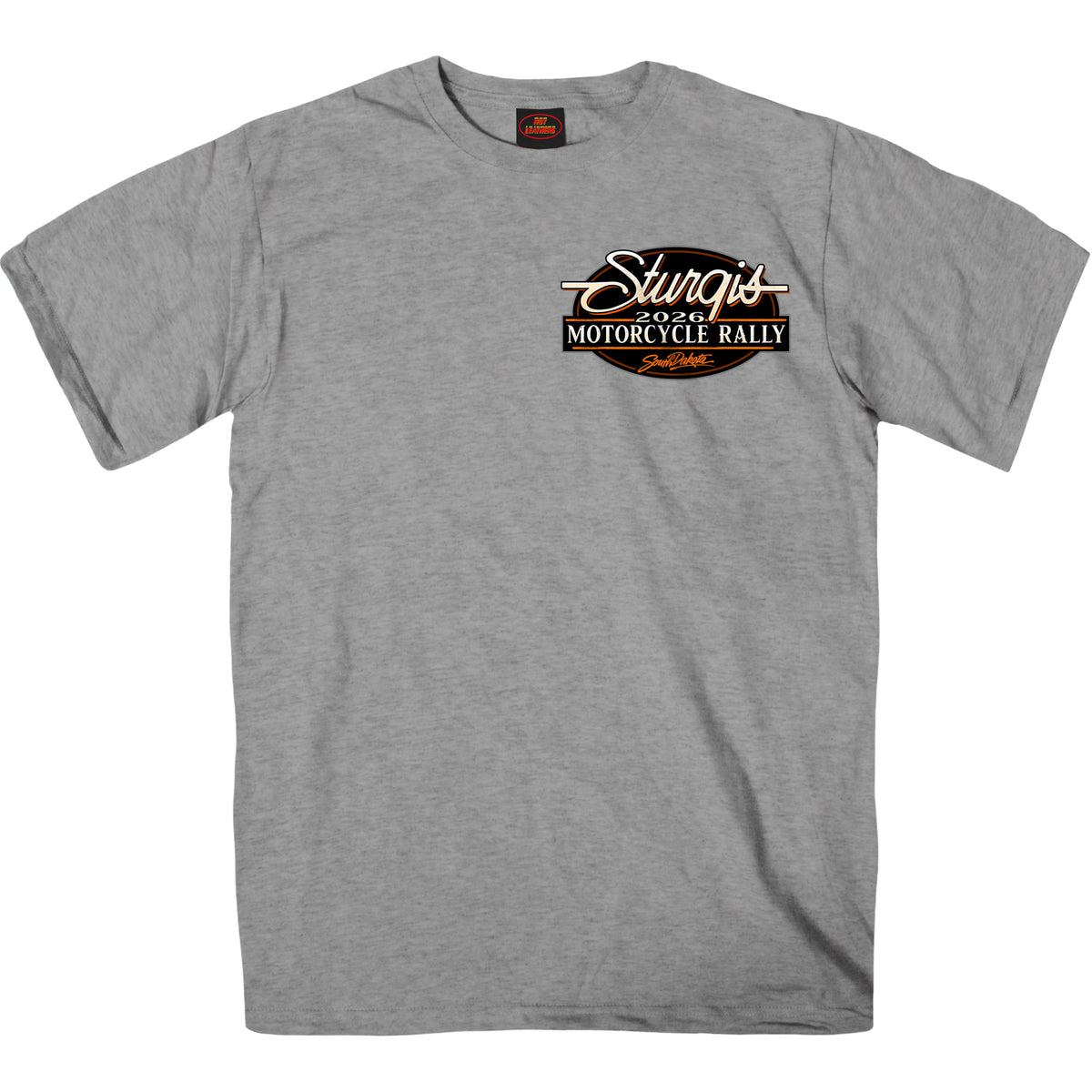 2026 Sturgis Motorcycle Rally Attractions Mens Heather Grey T-shirt SPB1210