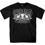 2026 Sturgis Motorcycle Rally Biason Skull Mens Black T-Shirt SPB1211