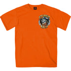2026 Sturgis Motorcycle Rally Cowboy Skull Mens Orange T-Shirt SPB1215