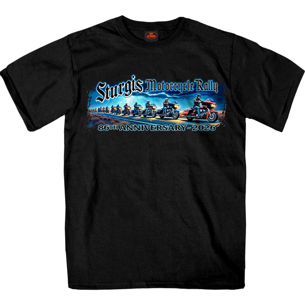 2026 Sturgis Motorcycle Rally Eagle Storm Mens Black T-Shirt