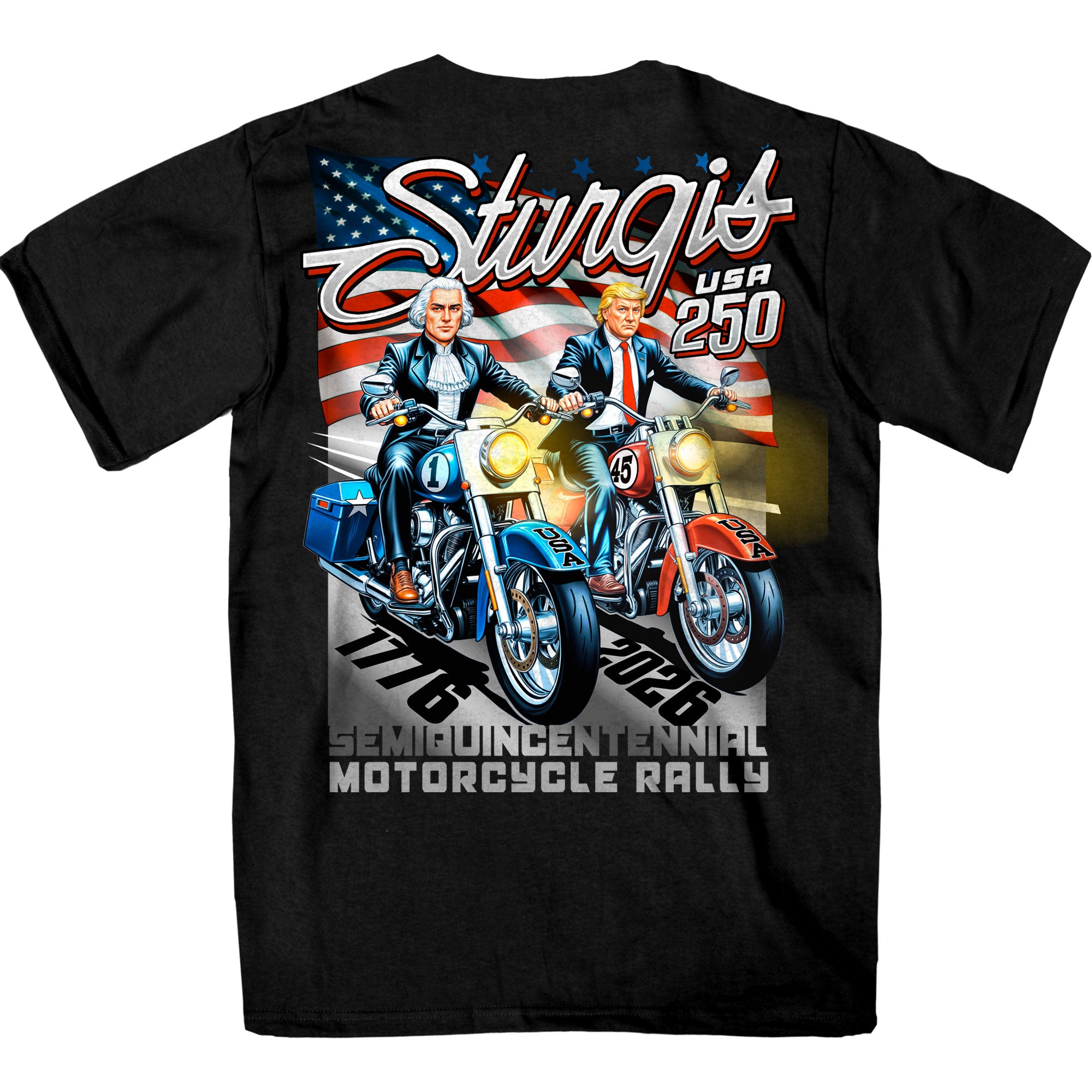 2026 Sturgis Motorcuycle Rally Georgedon Mens Black T-SHirt SPB1218