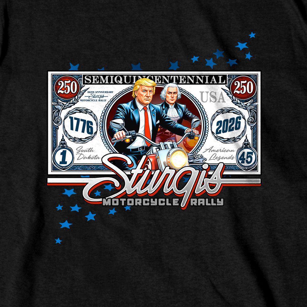 2026 Sturgis Motorcuycle Rally Georgedon Mens Black T-SHirt SPB1218