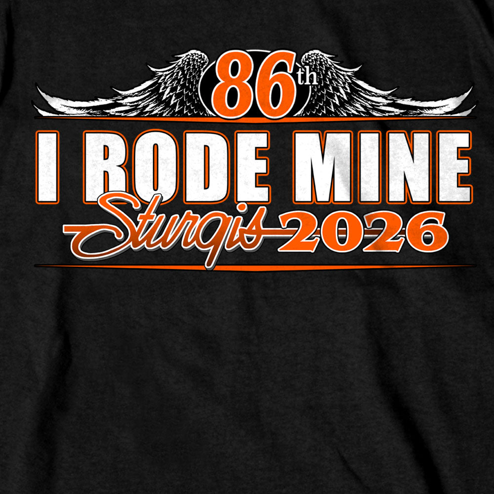 2026 Sturgis Motorcycle Rally I Rode mine Mens Black T-Shirt SPB1220