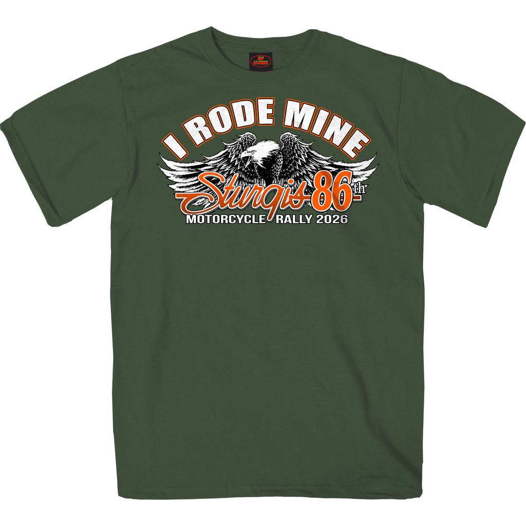 2026 Sturgis Motorcycle Rally  I Rode Mine Mens Military Green T-Shirt SPB1221