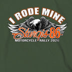 2026 Sturgis Motorcycle Rally  I Rode Mine Mens Military Green T-Shirt SPB1221