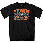 2026 Sturgis Motorcycle Rally Main Street Mens Black T-Shirt SPB1222