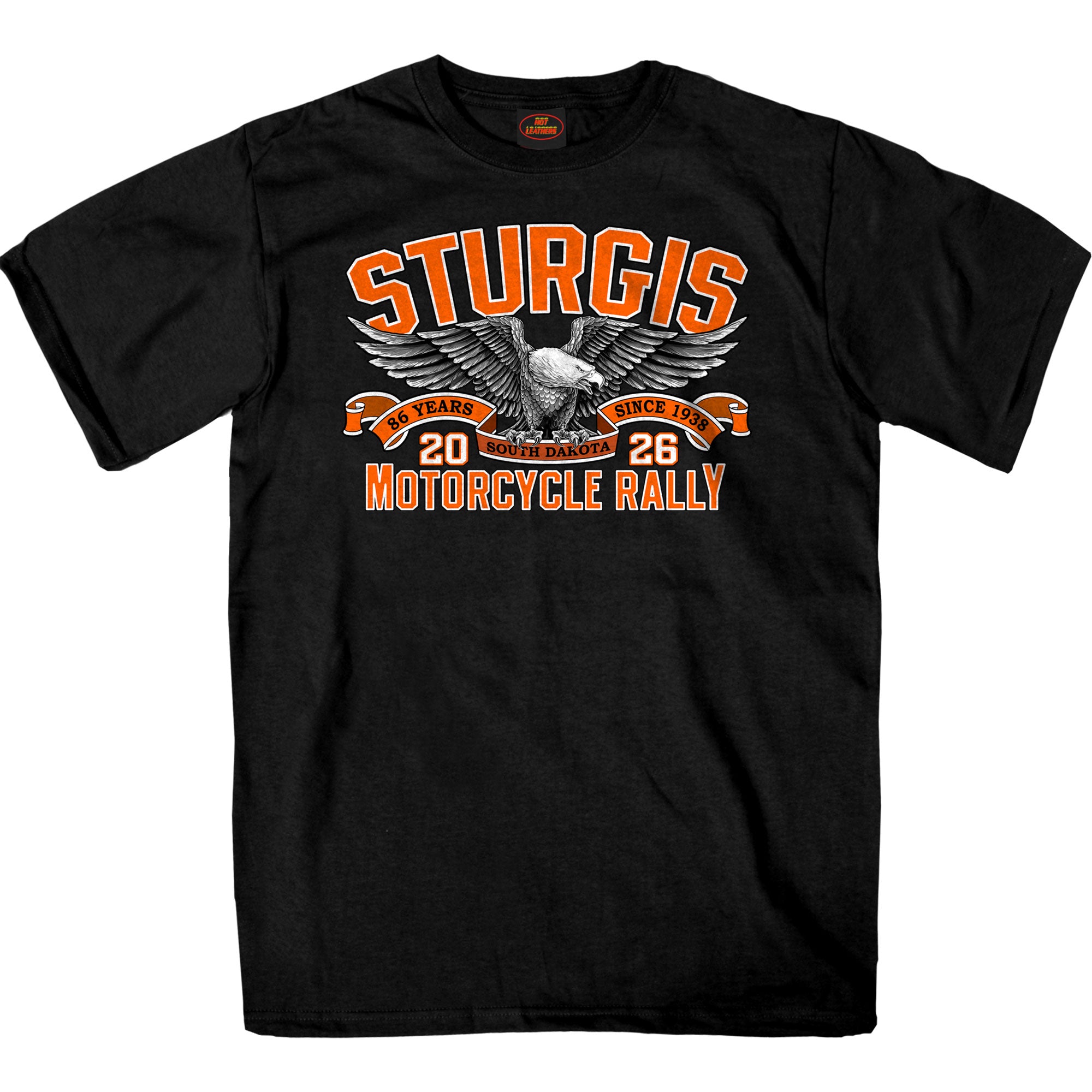 2026 Sturgis Motorcycle Rally Main Street Mens Black T-Shirt SPB1222