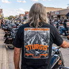 2026 Sturgis Motorcycle Rally Main Street Mens Black T-Shirt SPB1222