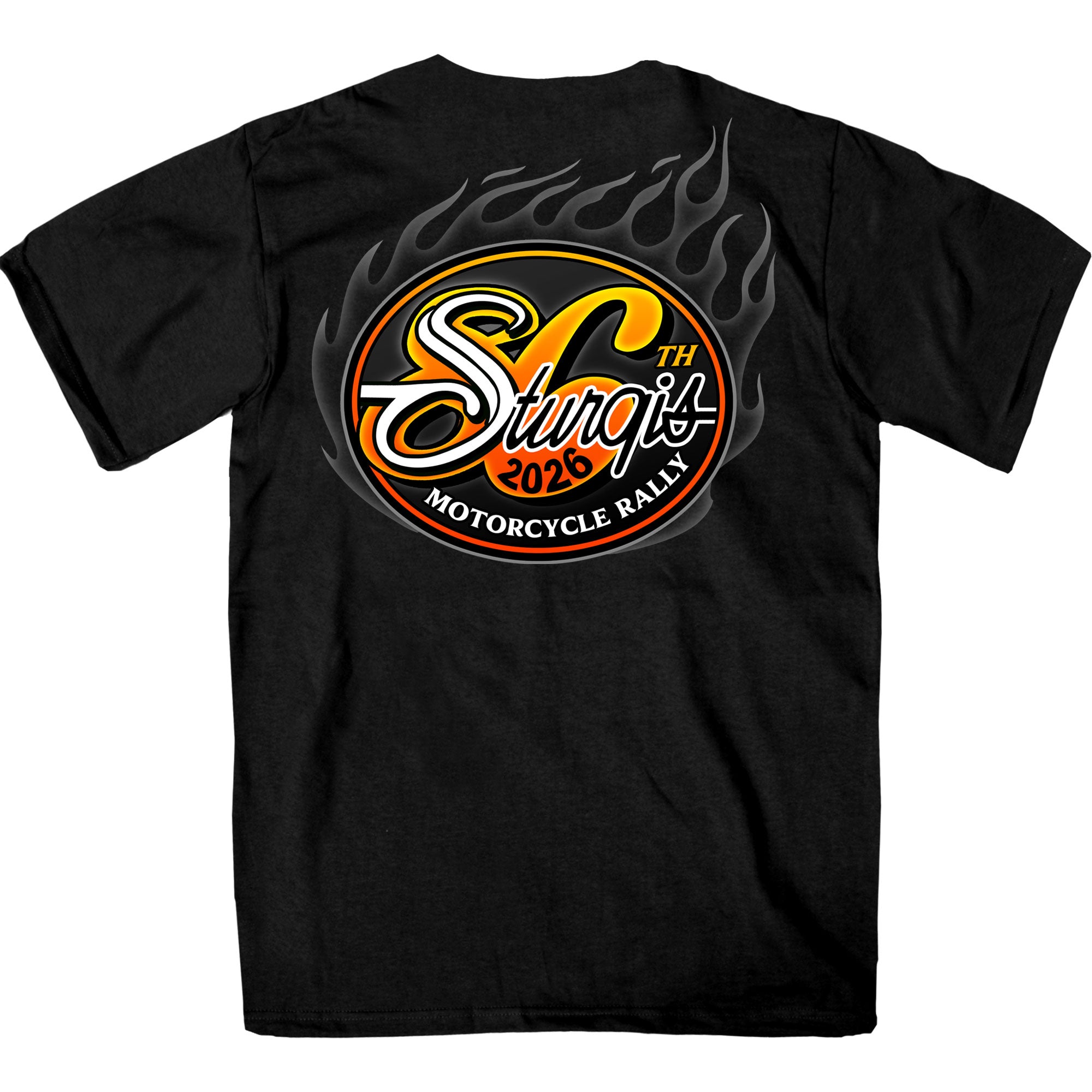 2026 Sturgis Motorcycle Rally Rally Logo Mens Black T-Shirt SPB1224