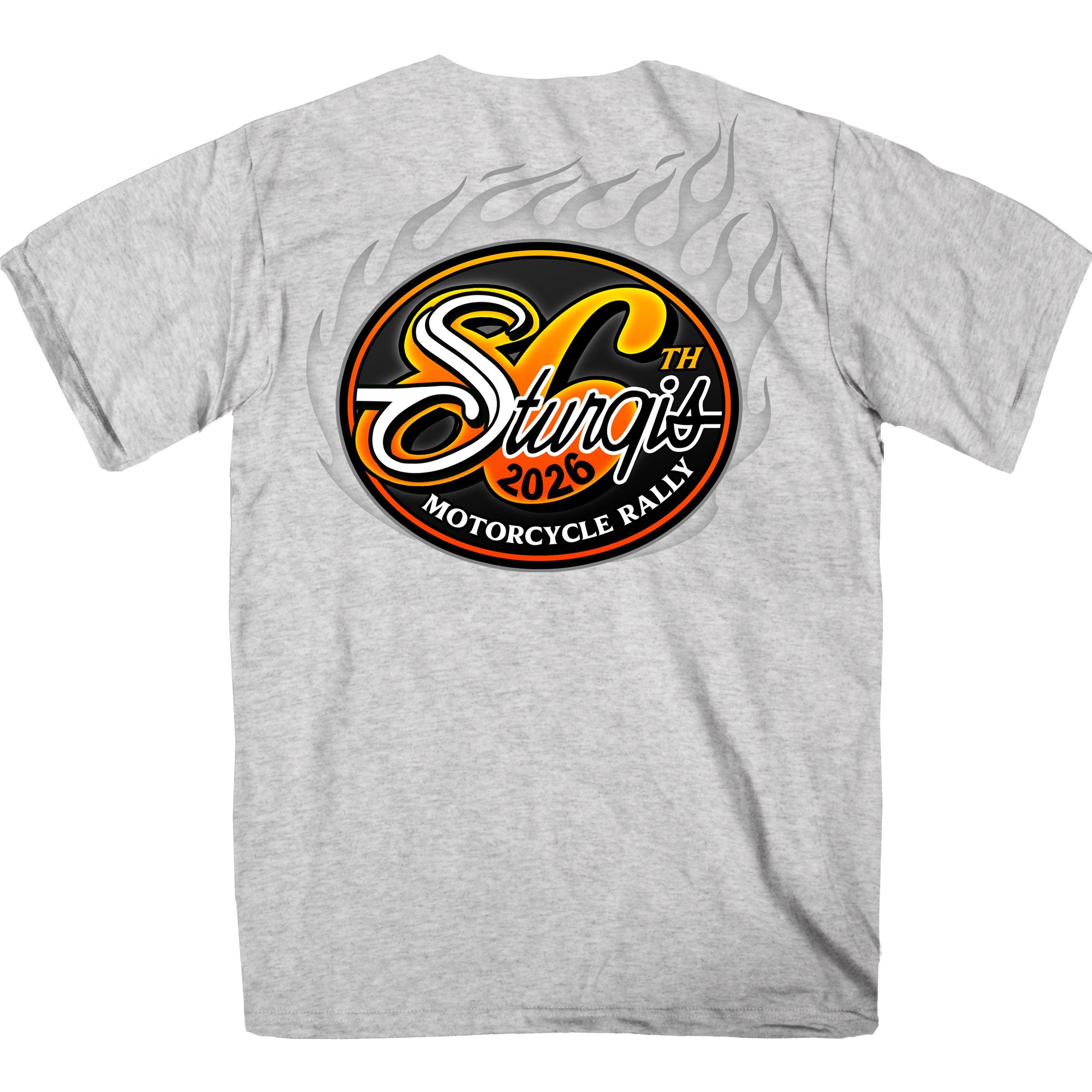 2026 Sturgis Motorcycle Rally Rally Logo Mens Ash T-Shirt SPB1225