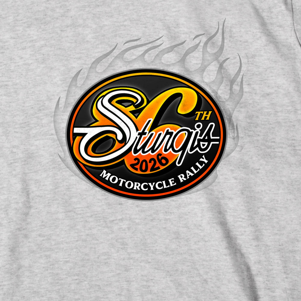 2026 Sturgis Motorcycle Rally Rally Logo Mens Ash T-Shirt SPB1225