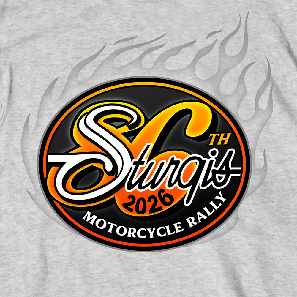 2026 Sturgis Motorcycle Rally Rally Logo Mens Ash T-Shirt SPB1225