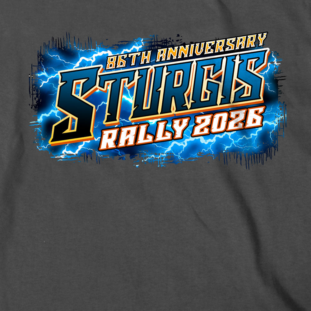 2026 Sturgis Motorcycle Rally Rushmore Mens Charcoal T-Shirt SPB1227