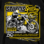2026 Sturgis Motorcycle Rally Speed shop Mens Black T-Shirt SPB1234