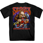 2026 Sturgis Motorcycle Rally Bigfoot Biker SS  Mens BlackT-Shirt SPB1242