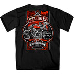 2026 Sturgis Motorcycle Rally Couples Ride  SS Mens Black T-Shirt SPB1246