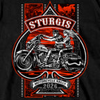 2026 Sturgis Motorcycle Rally Couples Ride  SS Mens Black T-Shirt SPB1246