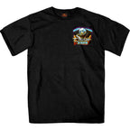 2026 Sturgis Motorcycle Rally  Pin Up Road  SS Mens Black T-Shirt SPB1250