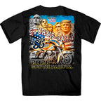 2026 Sturgis Motorcycle Rally Trumpmore Mens Black T-Shirt SPB1261