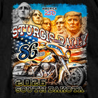 2026 Sturgis Motorcycle Rally Trumpmore Mens Black T-Shirt SPB1261