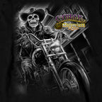 2025 Sturgis Motorcycle Rally #1 Ghost Rider  Black Men's Long Sleeve Shirt