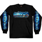 2026 Sturgis Motorcycle Rally Eagle Storm Mens Black Long Sleeve Shirt SPB2132