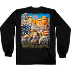2026 Sturgis Motorcycle Rally Trumpmore Mens Black Long Sleeve Shirt SPB2138